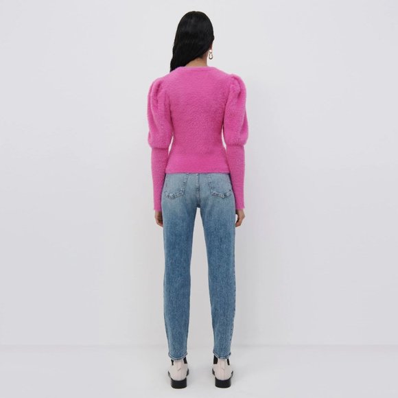 Jonathan Simkhai Pink Mohair Sweater, size Small (Fits XS/S) - Picture 8 of 9